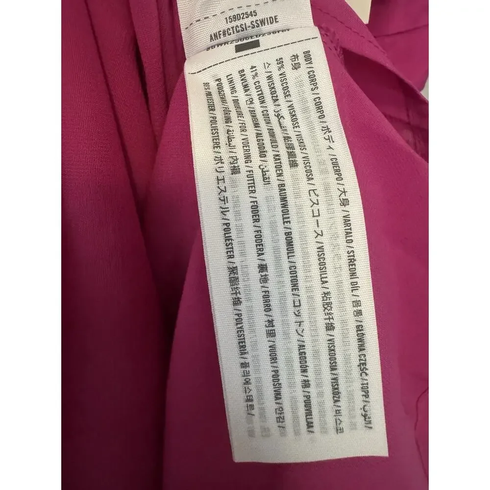Abercrombie & Fitch Emerson Drama Bow Back Maxi Dress Size Xs